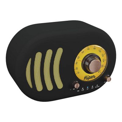 Колонка беспроводная RETRO S, цвет черный-0