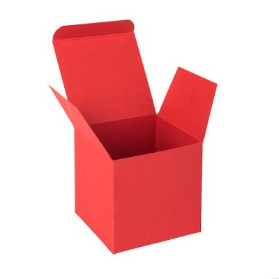 Коробка подарочная CUBE, красный-0