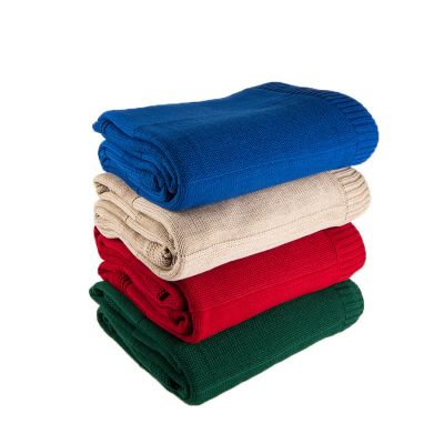 Плед ELSKER MINI, 120х170 см,  шерсть 30%, акрил 70%,, темно-зелёный-4