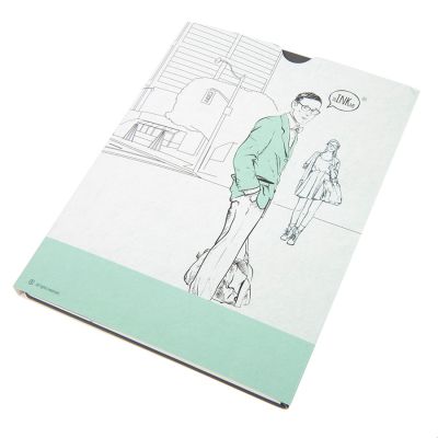 Бизнес-блокнот BIGGY, формат B5,  в клетку, зеленый-5