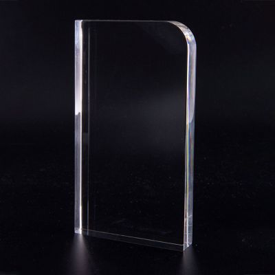 Награда STATUS в подарочной коробке, грани с фаской, 115х210х25 мм, акрил, прозрачный-0