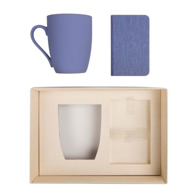 Набор подарочный PROVENCE-2: Универсальный аккумулятор(5000мАh) и кружка; розовый, шт, розовый, бежевый-9