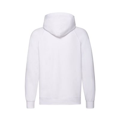 Толстовка без начеса LIGHTWEIGHT HOODED SWEAT JACKET 240, белый-1