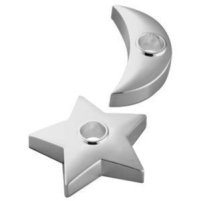 Набор подсвечников 'Ночь', серебристый-0