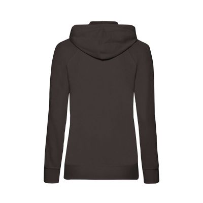 Толстовка женская без начеса LADIES LIGHTWEIGHT HOODED SWEAT 240, черный-1