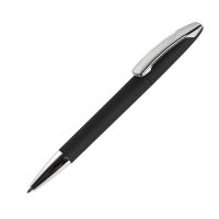 Ручка шариковая VIEW, пластик/металл, покрытие soft touch, чёрный