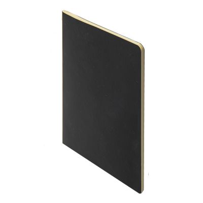 Тетрадь SLIMMY, 140 х 210 мм,  черный с белым, бежевый блок, в клетку, черный, белый-3