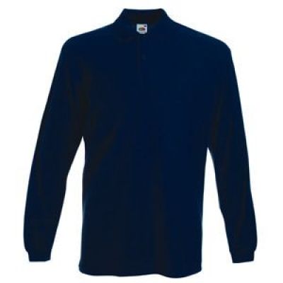 Поло 'Long Sleeve Polo', темно-синий-0