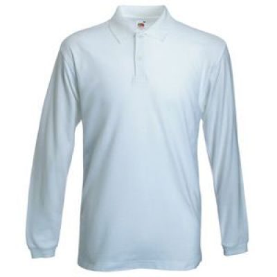 Поло 'Long Sleeve Polo', белый-0