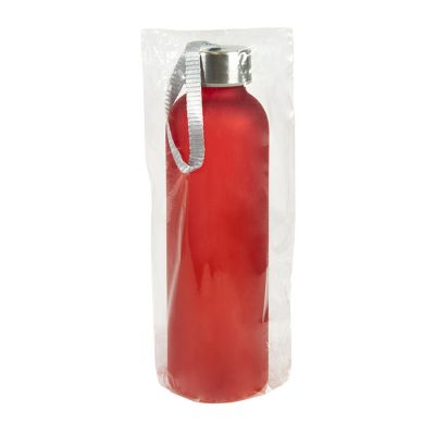 Бутылка пластиковая для воды PARUX, 580мл, красный-1