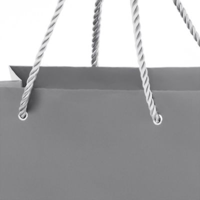 Пакет подарочный GLAM MINI 24х9х28 см,  серый-1