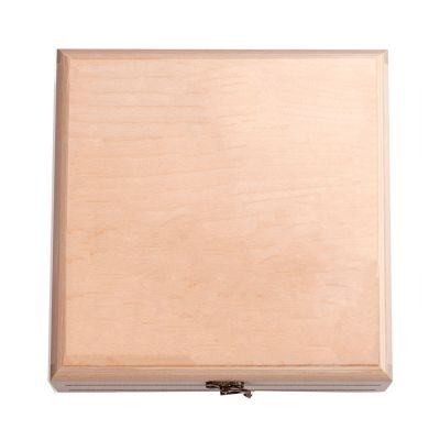 Шкатулка без лого Сугревъ  с 7 чаями и подарочной елкой - матрешкой, бежевый-1