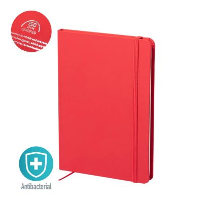 Блокнот для записей KIOTO, с антибактериальным покрытием, формат A5, ПУ, 14.7 x 21 x 1.5 см, белый-2