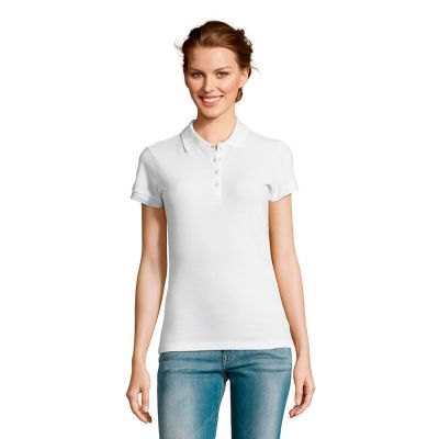 Рубашка поло женская PEOPLE 210, белый-3