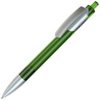 Ручка шариковая TRIS LX SAT, зеленый, серебристый