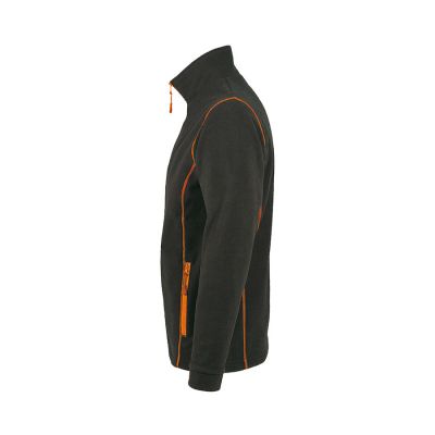 Толстовка мужская флисовая NOVA MEN 200, темно-серый, оранжевый-2