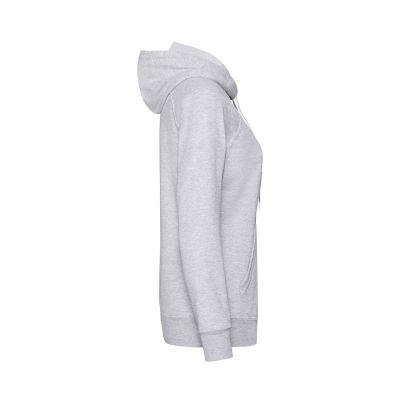 Толстовка женская без начеса LIGHTWEIGH HOODED SWEAT 240, серый меланж-2