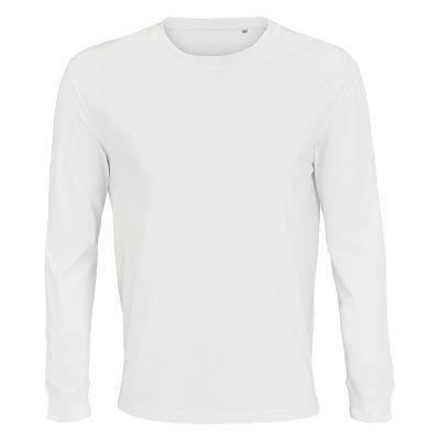 Футболка унисекс с длинным рукавом PIONEER, белый-0