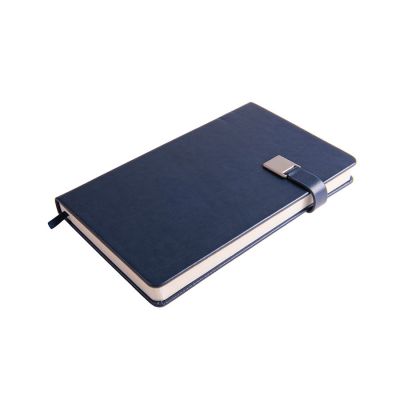 Ежедневник недатированный Spirit , формат А5, в линейку, тёмно-синий-0