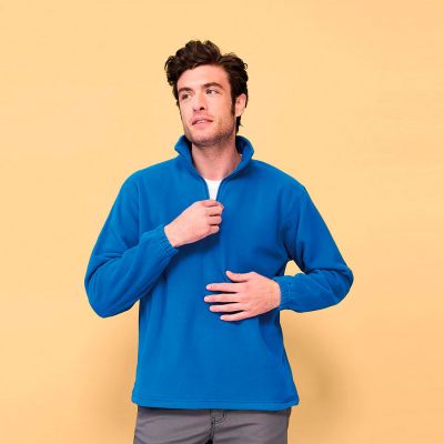 Толстовка унисекс флисовая NESS 300, темно-синий-3