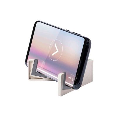 Держатель для телефона LASTROW, пластик с пшеничным волокном, бежевый-3