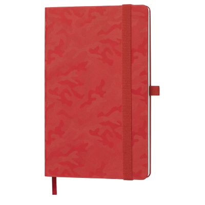 Бизнес-блокнот Tabby Justy, твердая обложка, в линейку, красный-1