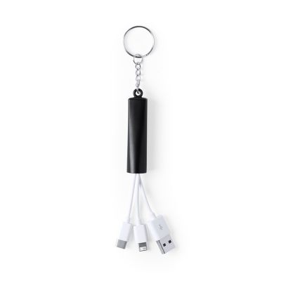 Кабель для зарядки с подсветкой ZAREF, черный-0