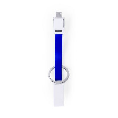 Компактный универсальный кабель для зарядки DUO-CAB, синий-2