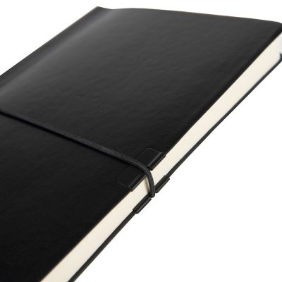 Ежедневник недатированный Save , A5, темно-синий,  рециклированная кожа, кремовый блок, подарочная к-1