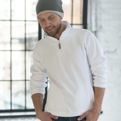 Толстовка флисовая ESTONIA 280, черный, оранжевый-1