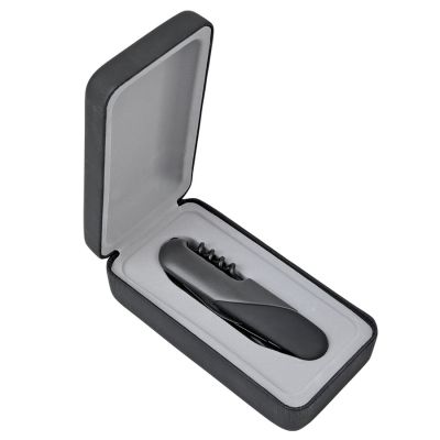 Нож многофункциональный в подарочной упаковке (7 функций), черный-2