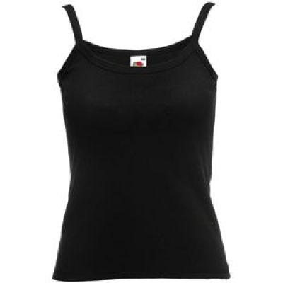 Майка женская 'Lady-fit Strap T', черный-0