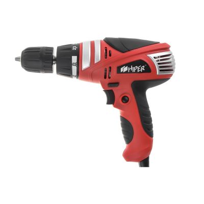 Шуруповерт сетевой HIPER HES300A, в коробке, 300Вт, 30Нм, красный-1