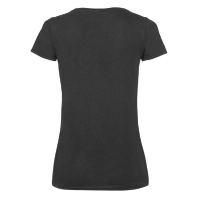 Футболка женская 'Lady-Fit V-Neck T', черный-1
