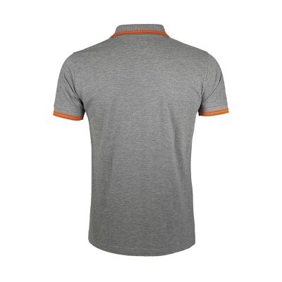 Поло мужское 'Pasadena Men', серый, оранжевый-1