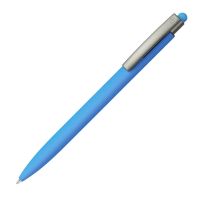 ELLE SOFT, ручка шариковая, голубой, металл, синие чернила, глубокий синий