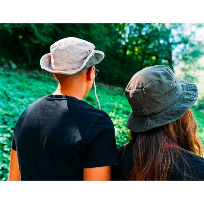 Панама GLOBE TROTTER, оливковый-3