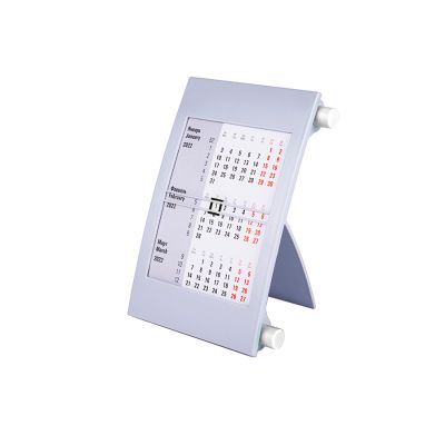 Календарь настольный, календарная сетка на 2023 - 2024 г., белый, серый-1