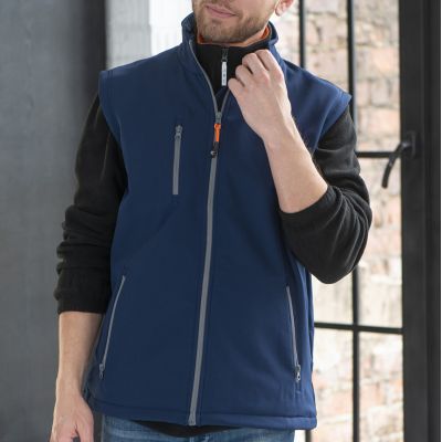 Жилет мужской софтшелл TARVISIO MAN 320, белый-2