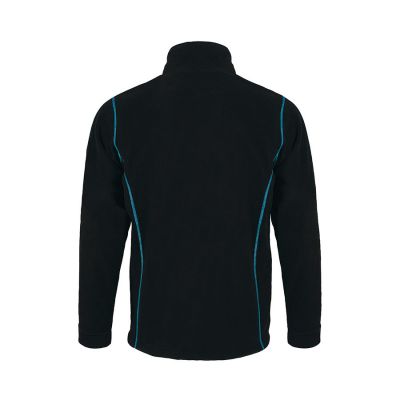 Толстовка мужская флисовая NOVA MEN 200, черный, голубой-1