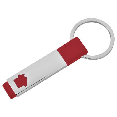 Брелок 'Домик', ярко-красный-0