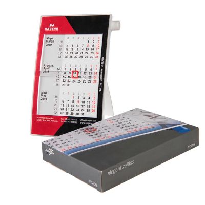 Календарь настольный, календарная сетка на 2023 - 2024 г., белый-1