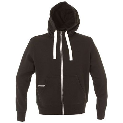 Толстовка худи с капюшоном на молнии NEVADA 280, черный-0