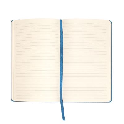 Бизнес-блокнот 'Funky' А5, голубой,  зеленый форзац, мягкая обложка, в линейку, голубой, зеленый-2