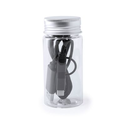 Провод для зарядки DRIMON в банке, черный-0