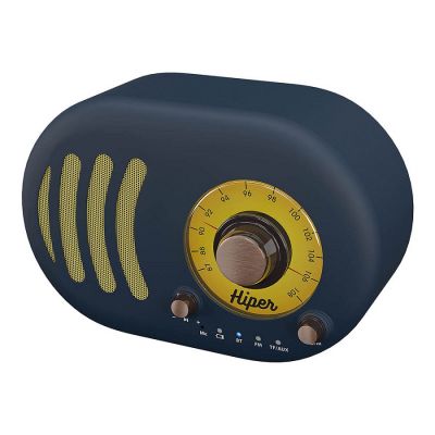 Колонка беспроводная RETRO S, цвет т.синий, темно-синий-2