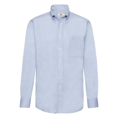 Рубашка мужская LONG SLEEVE OXFORD SHIRT 135, голубой-0