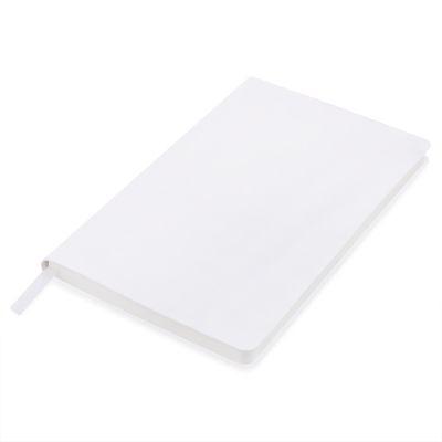 Бизнес-блокнот FUNKY SNOW, формат А5, блок в точку, белый, голубой-1