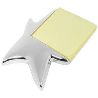 Подставка 'Звезда'  с блоком для записей, серебристый-0