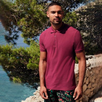 Поло мужское PREMIUM POLO 180, синий-4